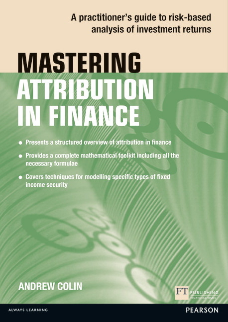 Mastering Attribution in Finance - Andrew Colin
