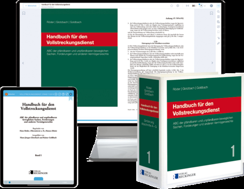 Handbuch f&uuml;r den Vollstreckungsdienst &ndash; Print + Digital - 
