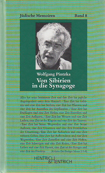 Von Sibirien in die Synagoge - Wolfgang Pintzka