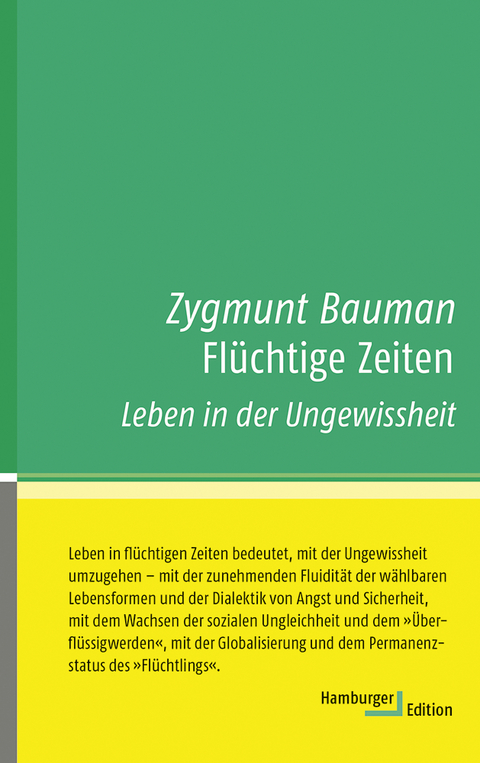 Fl&uuml;chtige Zeiten - Zygmunt Bauman