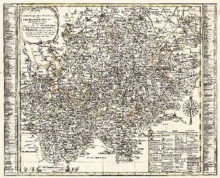 Historische Karte: Erzgebirge - Erzgebirgischer Kreis 1761 (Plano)