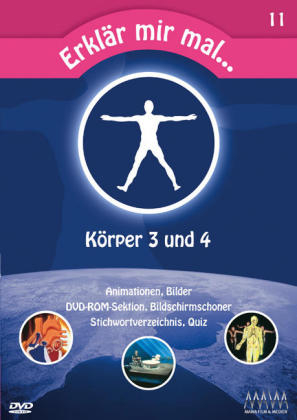 Der K&ouml;rper 3 und 4, 1 DVD, Deutsch-Englisch-Franz&ouml;sisch