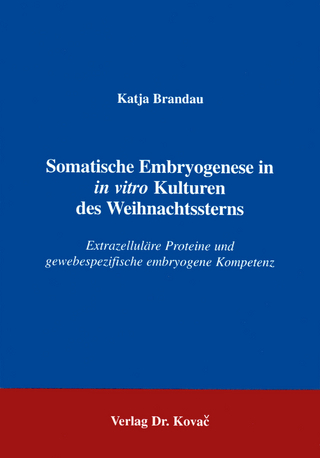 Somatische Embryogenese in in vitro Kulturen des Weihnachtssterns