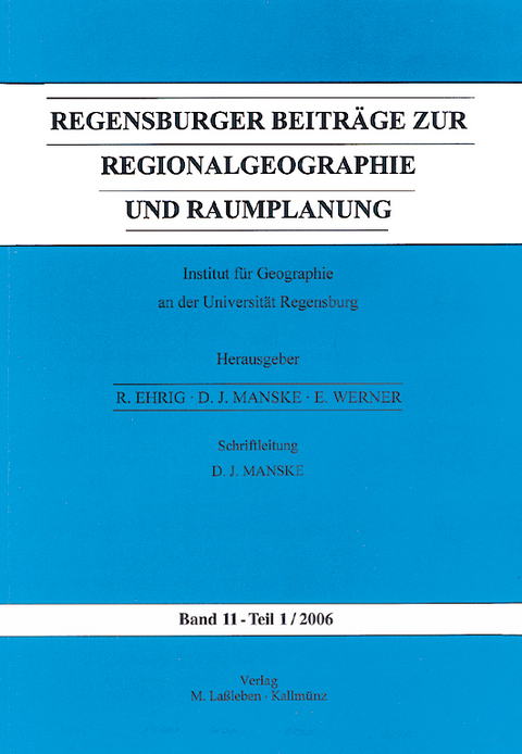 Regensburger Beitr&auml;ge zur Regionalgeographie und Raumplanung / Untersuchungen zum Transportwesen und den Transportwegen des Systems der "Goldenen Stra&szlig;e" zwischen dem mittelfr&auml;nkischen und dem b&ouml;hmischen Becken, seine &ouml;konomische Entwicklung und Bedeutung - Ulrich List