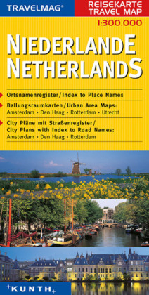 KUNTH Reisekarte Niederlande 1:300 000 - 