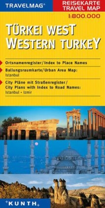 KUNTH Reisekarte Türkei West 1:800 000