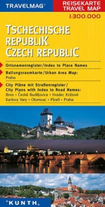 KUNTH Reisekarte Tschechische Republik 1:300 000