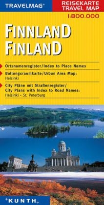 KUNTH Reisekarte Finnland 1:800 000
