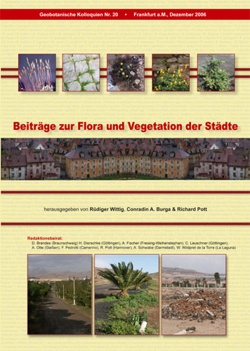 Beitr&auml;ge zur Flora und Vegetation der St&auml;dte - 