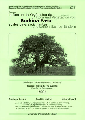 Studien zu Flora und Vegetation von Burkina Faso und seinen Nachbarl&auml;ndern. Etudes sur la flore et le v&eacute;g&eacute;tation du Burkina Faso et des pays avoisinants - 
