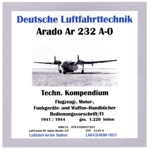 Arado Ar 232 A, Transport-Flugzeug