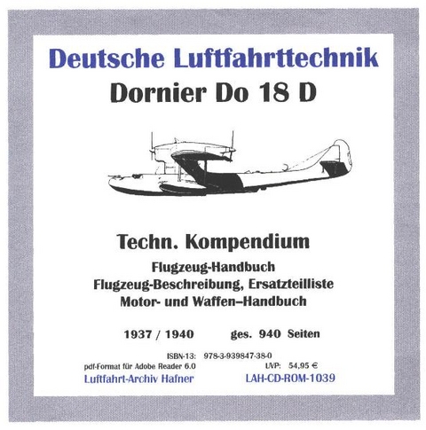 Dornier Do 18 D, Flugboot
