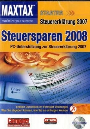 MAXTAX Steuersparen 2008, CD-ROM