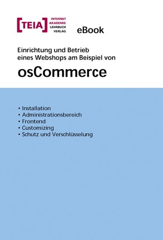 Einrichtung und Betrieb eines Webshops am Beispiel von osCommerce