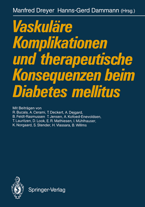 Vaskul&auml;re Komplikationen und therapeutische Konsequenzen beim Diabetes mellitus - 