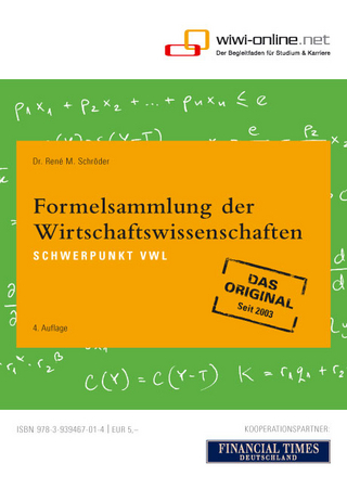 Formelsammlung der Wirtschaftswissenschaften