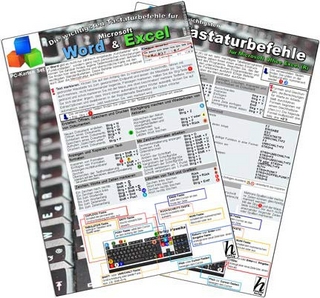 Die wichtigsten Tastaturbefehle für Microsoft Word & Excel (R) / PC-Karten Set