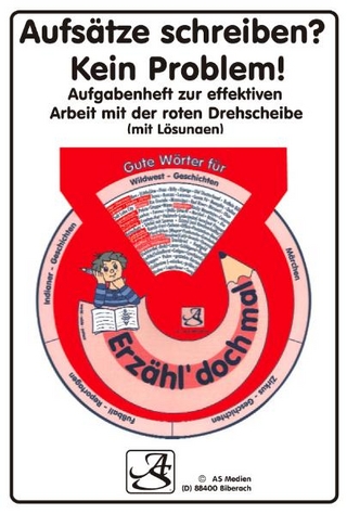 Aufsatzpaket rot (Drehscheibe + Arbeitsheft)