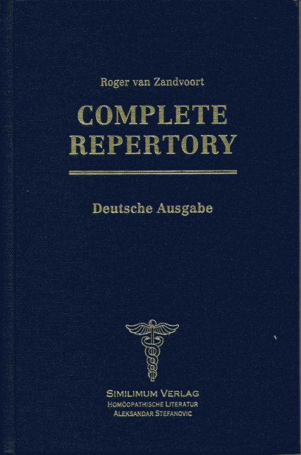 Complete Repertory - Roger van Zandvoort