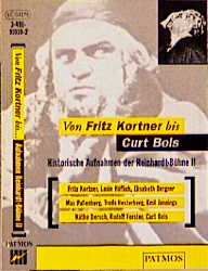 VON FRITZ KOERTNER BIS CURT BO - 