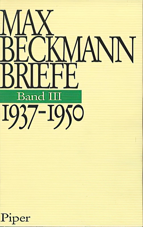 1937-1950 - Max Beckmann