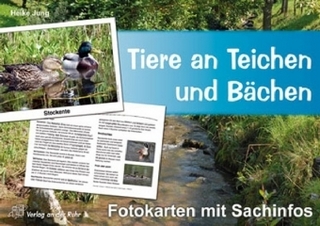 Tiere an Teichen und Bächen - Fotokarten mit Sachinfos