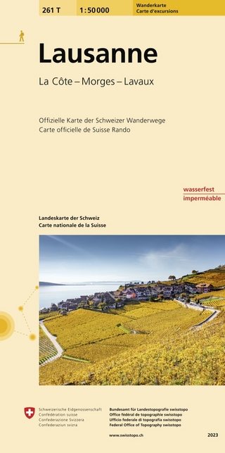 261T Lausanne Wanderkarte
