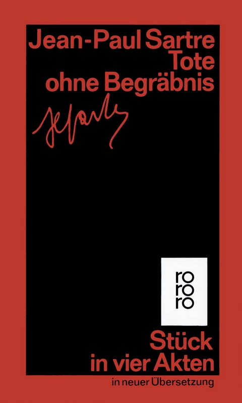 Tote ohne Begr&auml;bnis - Jean-Paul Sartre