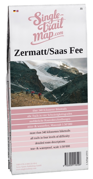 Singletrail Map 035 Zermatt/Saas Fee