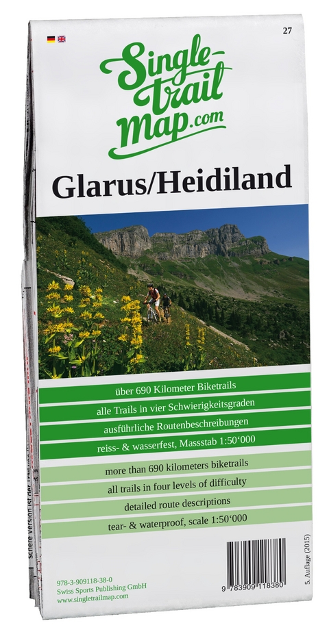 Singletrail Map 027 Glarus/Heidiland - Thomas Giger