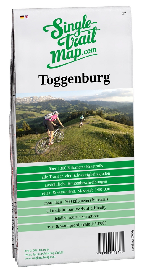 Singletrail Map 017 Toggenburg - Thomas Giger