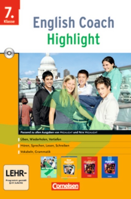 English Coach Highlight - Zu New Highlight (alle Ausgaben) - Version f&uuml;r zu Hause / Band 3: 7. Schuljahr - CD-ROM - James Pankhurst, Markus Ritter, Angelika Thiele