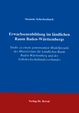 Erwachsenenbildung im ländlichen Raum Baden-Württembergs