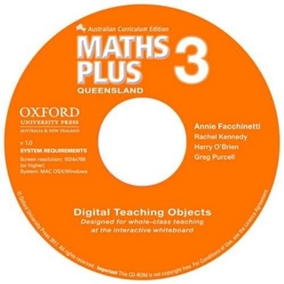 Maths Plus Queensland Australian Curriculum Interactive Teaching CD-ROM Year 3