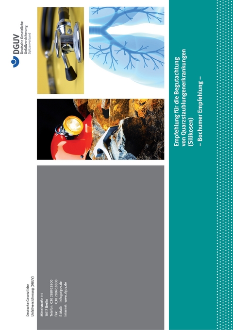 Empfehlung f&uuml;r die Begutachtung von Quarzstaublungenerkrankungen (Silikosen)