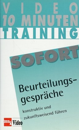 Sofort Beurteilungsgespräche konstruktiv und zukunftsweisend führen, 1 Videocassette