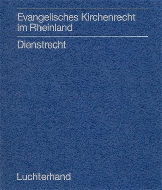 Evangelisches Kirchenrecht im Rheinland - Dienstrecht