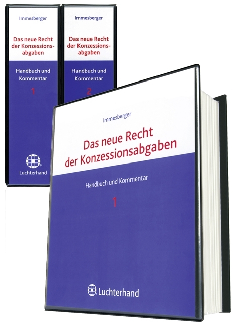 Das neue Recht der Konzessionsabgaben - Helmut Immesberger