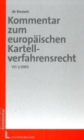 Kommentar zum EU-Kartellverfahrensrecht - VO 1/2003