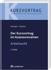 Kurzvortrag im Assessorexamen Arbeitsrecht