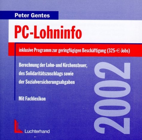 PC-Lohninfo 2002 - Peter Gentes