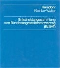 Entscheidungssammlung zum Bundesangestelltentarifvertrag (EzBAT)