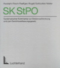 Systematischer Kommentar zur Strafprozessordnung und zum Gerichtsverfassungsgesetz