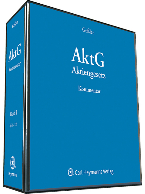 Aktiengesetz - J&ouml;rg H Gessler
