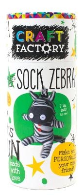 Craft Factory Sock Zebra -  Parragon Books Ltd