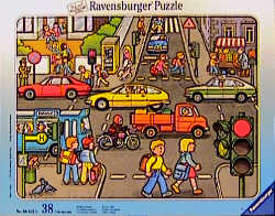 Straßenverkehr (Rahmenpuzzle)