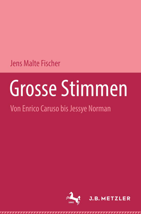 Gro&szlig;e Stimmen - Jens Malte Fischer