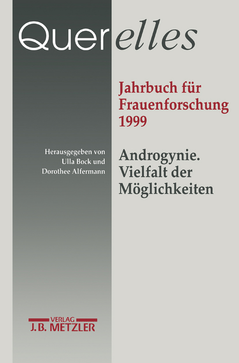 Querelles. Jahrbuch f&uuml;r Frauenforschung 1999. -  "Ergebnisse der Frauenforschung an der Freien Universit&auml;t Berlin"