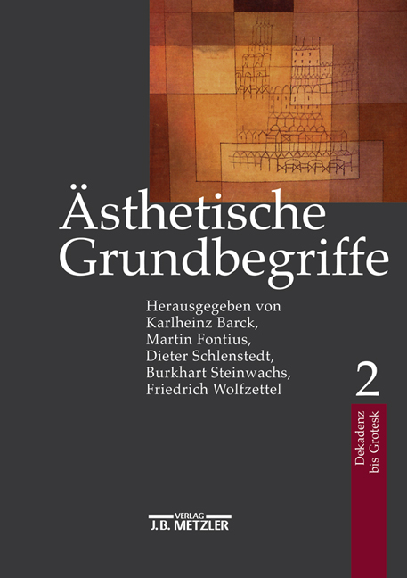 Ästhetische Grundbegriffe