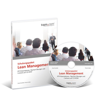 Schulungspaket Lean Management PPT-Präsentationen, Flipchart-Übungen und Lean-Bilder-Pool auf CD-ROM